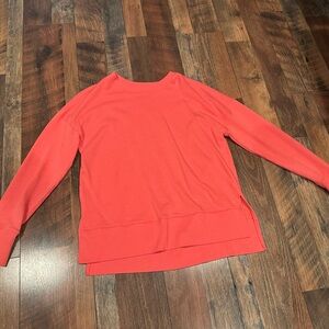 Time and Tru Coral Crew Neck Top